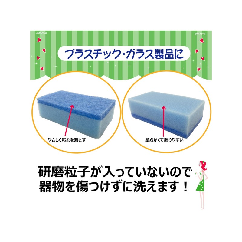 Radiate Long Heart Home Kitchen Sponge