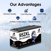 952XL Compatible Ink Cartridges with Chip Upgrade Device Replacement for