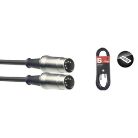 Stagg SMD10 10 m 5 Pin DIN Male Connector MIDI Cable