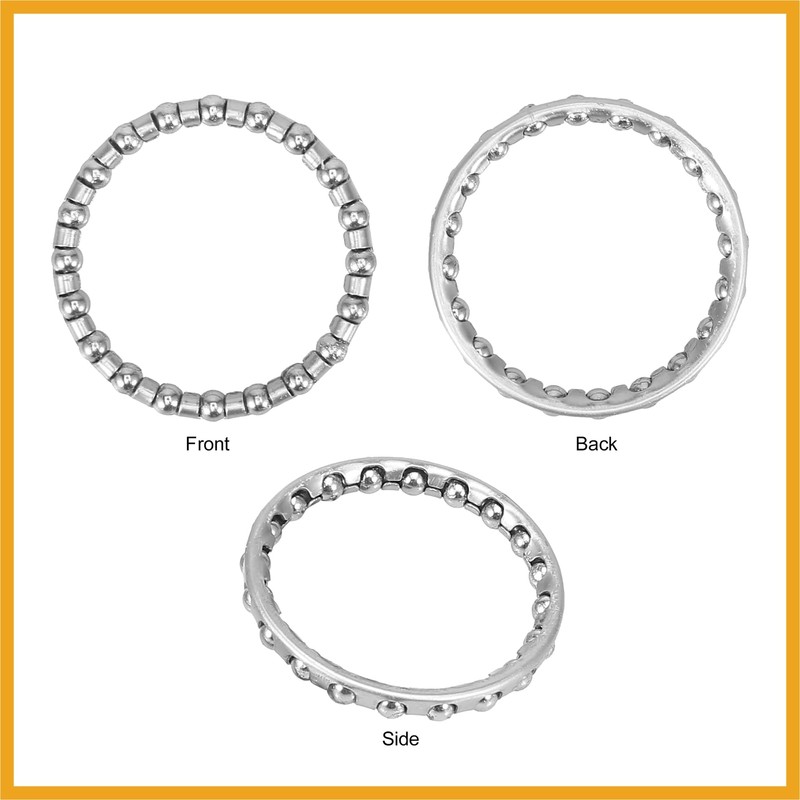 Partuto 10pcs 40mm x 20 Bicycle Ball Bearings Crank Wheel