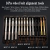 JEUCLEL 14Pcs Wheel Stud Alignment Pin Set, Wheel Hanger Rim