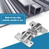 Hinges Foldable, Door Hinges with 6 Screws, Cabinet Hinge with