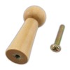 ZCZQC 8pcs Wooden Coat Hooks Shaker Pegs Coat Peg Natural