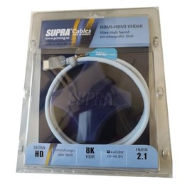 Supra High-Speed HDMI Cable with Ethernet/Connector Casing)
