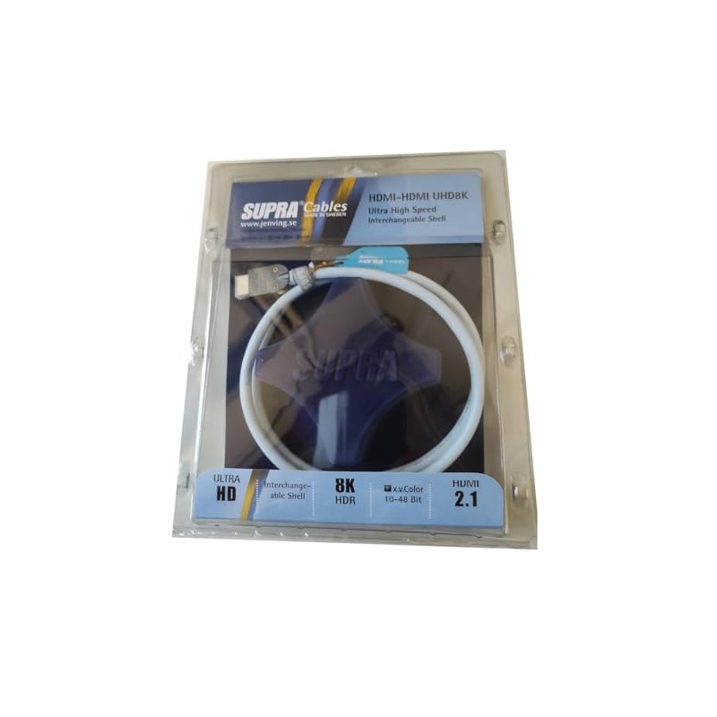 Supra High-Speed HDMI Cable with Ethernet/Connector Casing)