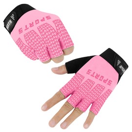 Bumobot Kids Fingerless Sport Cycling Glove, Non-Slip Toddler Half Finger Fishing Gloves for Child Climbing Riding Biking Outdoor Sports