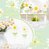 3 Pcs Daisy Wooden Sign Decor Tall Standing Daisy Block