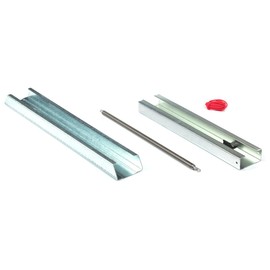 Genie C-Channel Screw Extension Kit – Accommodate an 8’ High Door, For Use with Genie PowerLift and PowerMax 1200, 1500 Garage Door Openers, Model EKSC