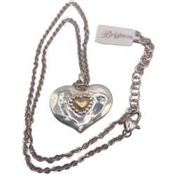 Brighton Marci Heart Short Necklace, Small