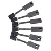 6 Pcs Headless Electric Guitar Bridge Saddle Precise Pitch Adjustment