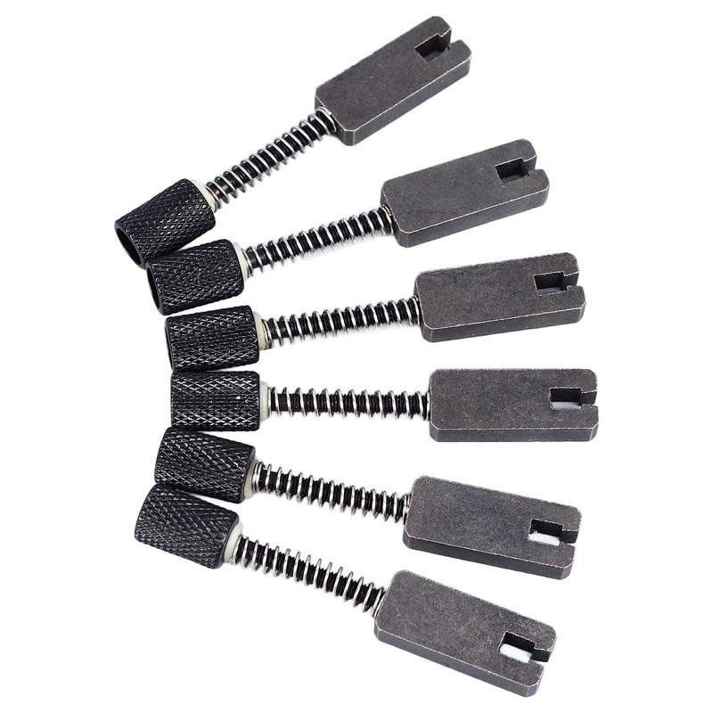 6 Pcs Headless Electric Guitar Bridge Saddle Precise Pitch Adjustment