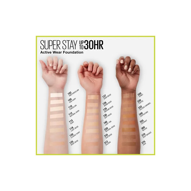 Maybelline Super Stay Full Cover Liquid Foundation Mate