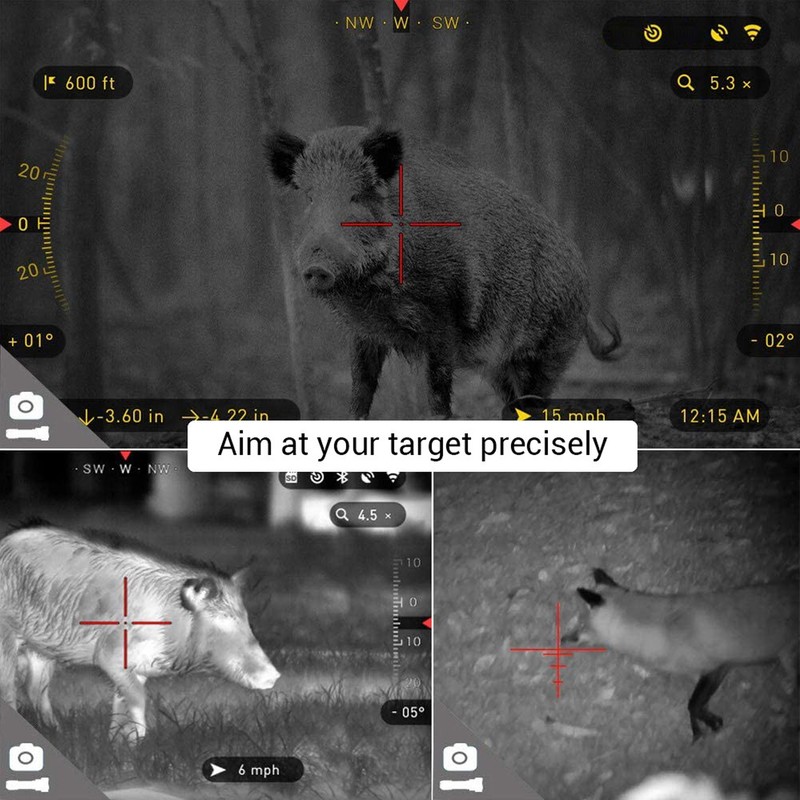 IPX5 Zoomable Infrared Flashlight Handheld 850nm IR Night Vision Flashlight