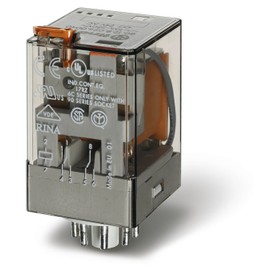 Finder 60.12.8.120.0050 DPDT 10A, 120V AC Coil, AgNi Contact, General Purpose Relay