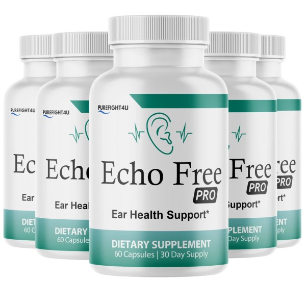 PureFight4U Echo Free Capsules, Natural Formula for Ear Health Supplement