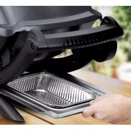 Unbranded Grill Drip Pan Liner for Weber Grills Aluminum Foil Disposable Grease Tray - 25