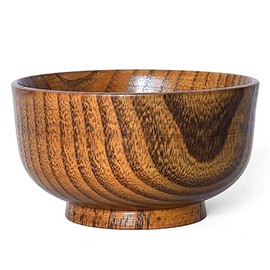 JA22-13-13s Baby Children's Tableware, Wooden Bowl, Bowl, Diameter 3.3 inches (8.5 cm), Lacquer Shiri, Hafaru
