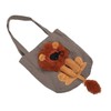 Pet Canvas Shoulder Bag Breathable Portable Pet Outing Shoulder Bag
