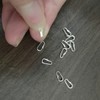 10pcs Solid Sterling Silver Snap-on Bail Pendant Connector Finding for
