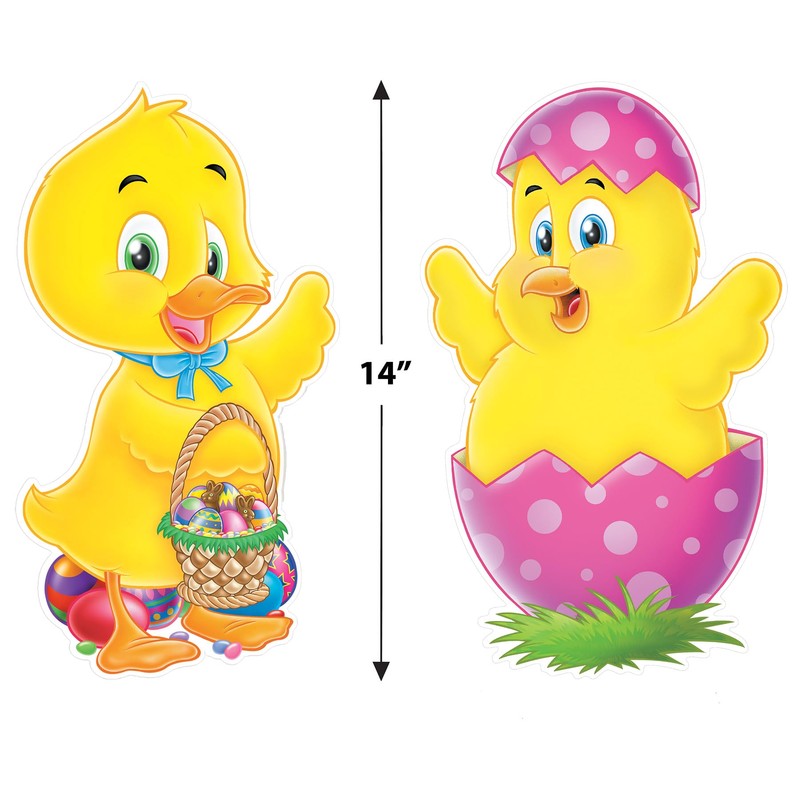 Pkgd Easter Cutouts 14"