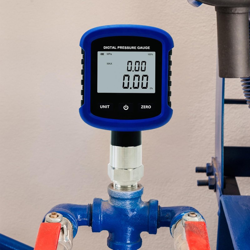 High Precision Digital Hydraulic Industrial Pressure Gauge 0.2% FS Accuracy