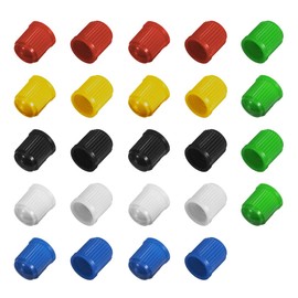 20PCS Tire Valve Stem Caps, Tire Valve Dust Caps Air Caps Cover with O Rubber Seal, Corrosion Resistant Auto Accessories Universal Stem Covers for Trucks Motorcycles Bicycles SUVs (Colorful)