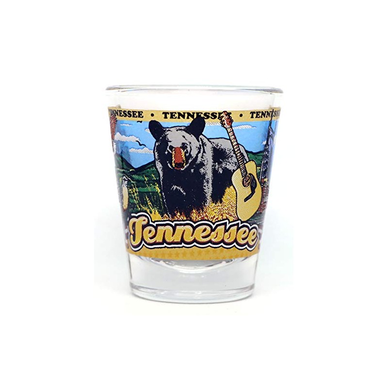 Tennessee State Wraparound Shot Glass
