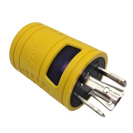 Parkworld 78899 Compact Adapter NEMA L15-30P to 6-20R T-Blade 6-15R 250 Volt