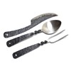 Handforged Medieval Cutlery Set - Stainless Steel Knife, Fork and