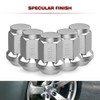 20Pcs Lug Nuts Bulge Acorn 12x1.5 Chrome Wheel Nut Replacement