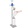 FEILERN Toilet Paper Holder Stand for Bathroom Floor Standing Toilet