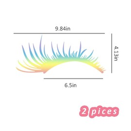 Car Eyeslashes for Headlights Colorful Car Lashes for Headlights for Any Car Stickers for Women Eyeslash Car Decals for Women Outside Car Decorations for Teen Girls Funny Car Accessories 2PCS