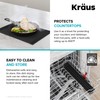 Kraus Multipurpose Over-Sink Roll-Up Dish Drying Rack, Colander and Trivet