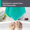 Lashuma Terry Towel Set 50 x 100 cm Sea Turquoise,