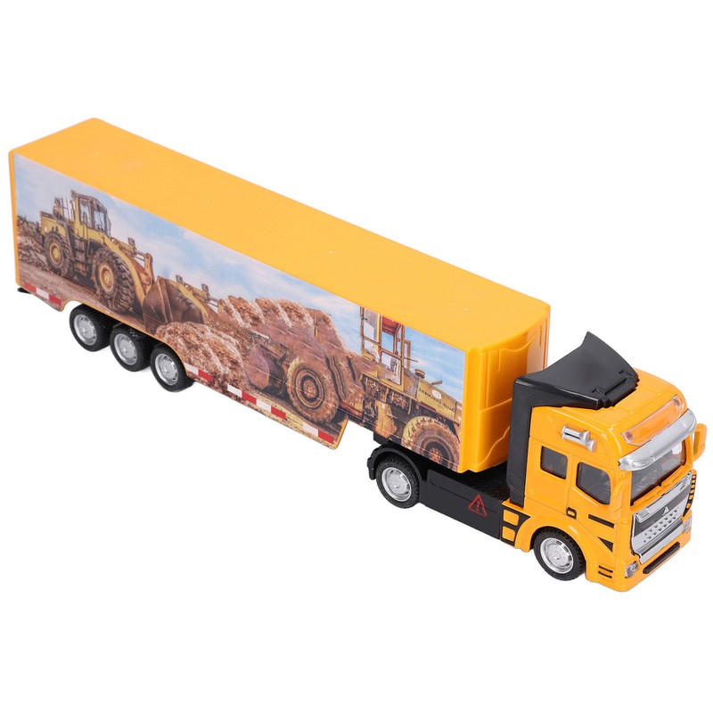 Container Truck Toy Alloy Simulation Mini Child Vehicle Model for