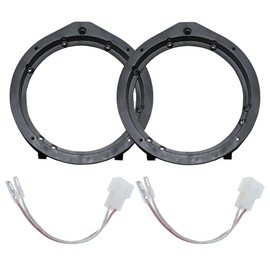 NuIth Car 6.5 Inch Speaker Adapter Bracket 72-7800 Speaker Wiring Harness Kit Select for 2006-2013 Honda Civic/Accord/CR-V/Acura 2007-2013 Aftermarket Front Rear Door 6-6.75 Inch Speaker Adapter