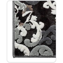 Color&Geometry Flower Design Indoor Door Mat with Non Slip Rubber Backed Dirt Trapper, 20"x31", Thin Front Door Mat, Dirt Resist, Low Profile Easy Clean Entry Mats for Entryway, Inside Entrance