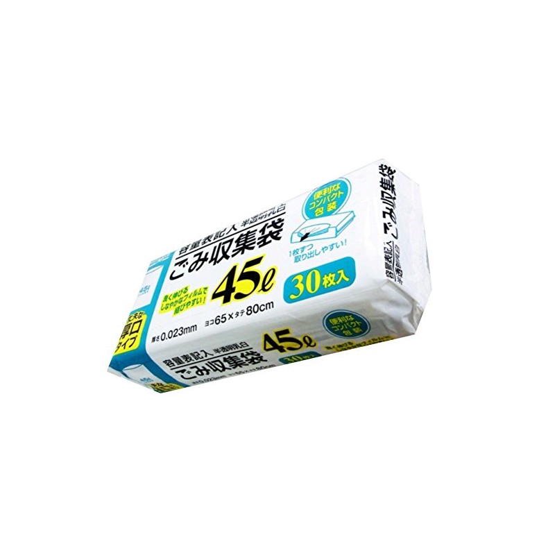 NM-Y43 Milky White Trash Bag 45L 30P