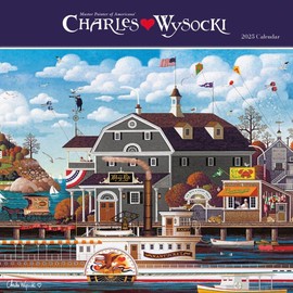 Carousel Calendars, Wysocki Americana 2025 Mini Wall Calendar