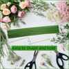 Barlone Flower Wire, Pack of 50, Green Flower Wire, 30