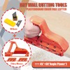 Drywall Cutting Tool, Plasterboard Angle Fast Cutter, Precise 45 60