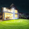 Zelvia LED Flood Lights Outdoor for Yard Work -100W 10000lm