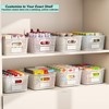 Plastic Storage Basket for Organizing 12 Pack Small Storage Bins