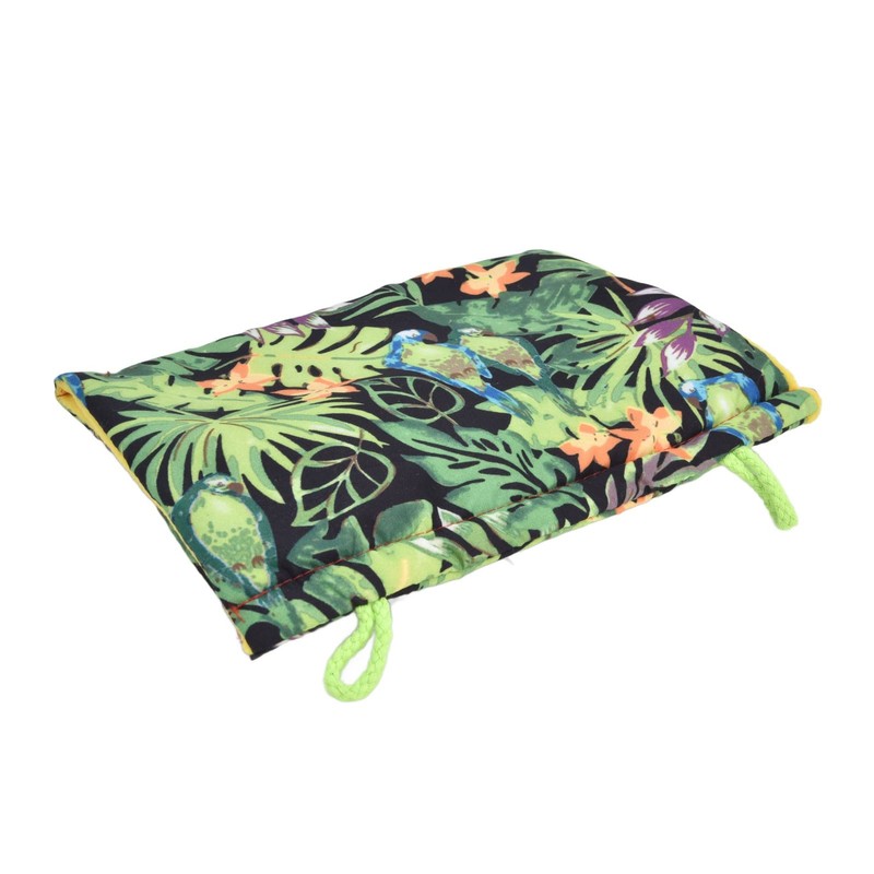 Topyond Pet Bird Nest Hammock,Triangle Shade Parrot Hut Tent,Hanging Bird