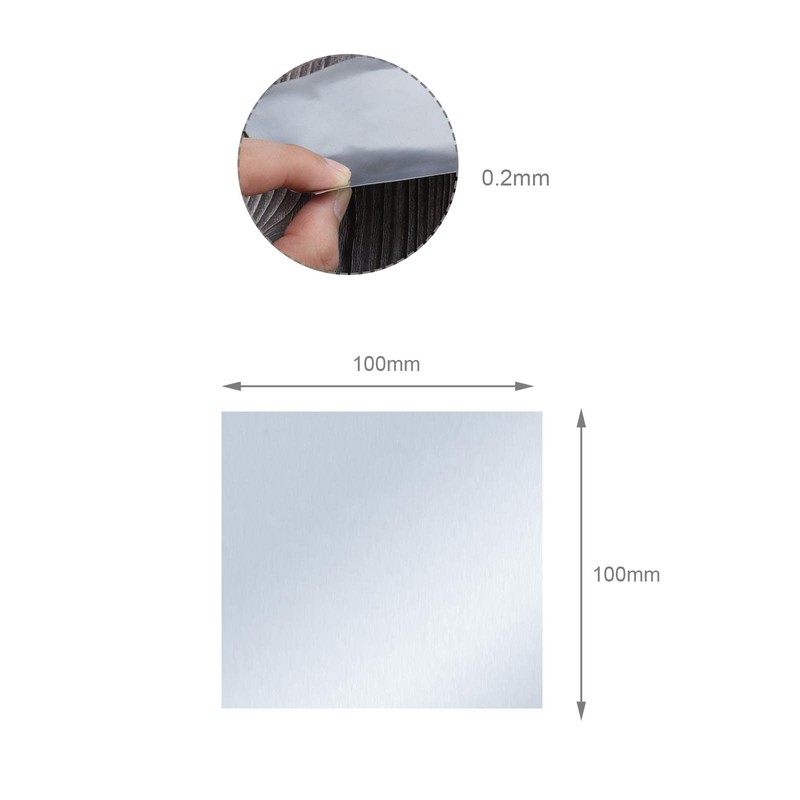Create idea 5pcs Zinc Plate Flat Sheet for Science Laboratory