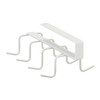 Relaxdays Hook Cabinet Insert, 8 Hooks, Metal, No Drilling, Wardrobe