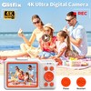 4K Digital Camera, White, Pack of 1