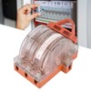 Disconnect Knife Switch Full Copper Transparent Shell 3 Pole Double