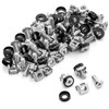 deleyCON Lock Nut and Screw Set, silver, MK3272