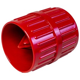 Dönges Pipe deburring for indoor/outdoor deburring, 1/8-1.5/8 inch, 3-42 mm, for copper, aluminium and light metal pipes, 3 cutting edges for burr-free deburring, made of special steel